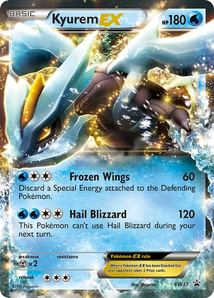 2011 BW Black Star Promos Kyurem-EX Promo #BW37 Promo card image