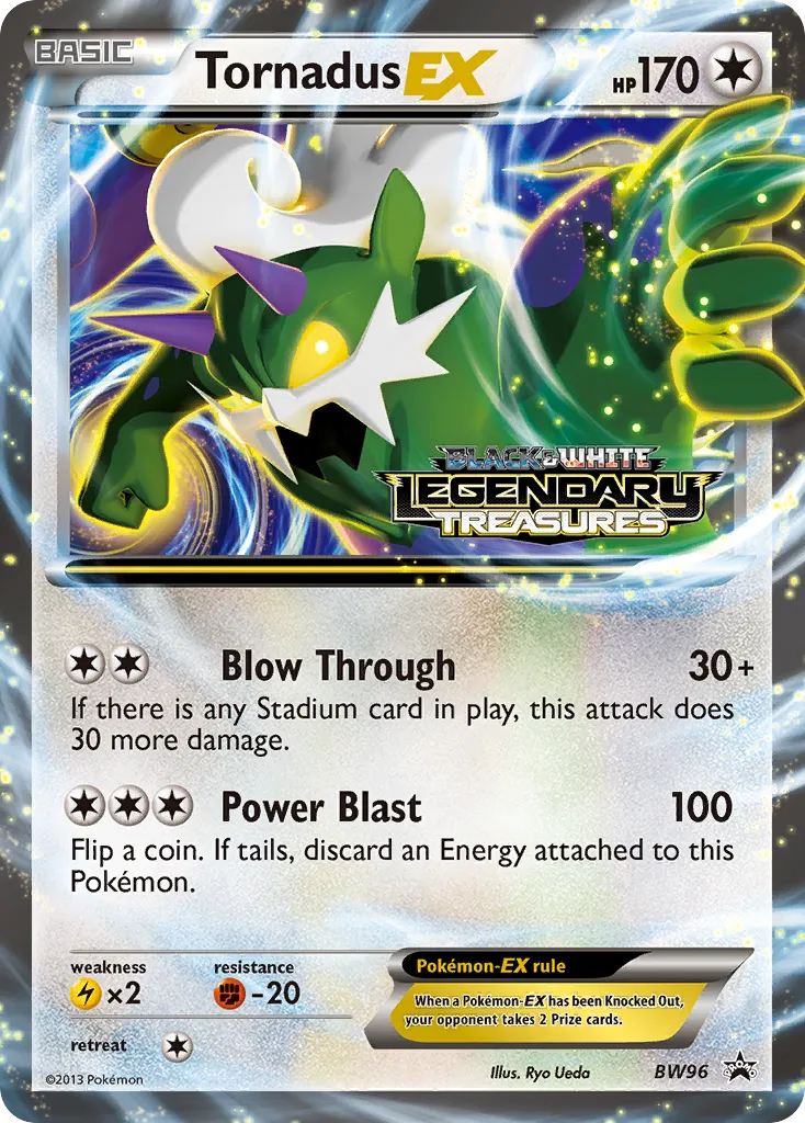2011 BW Black Star Promos Tornadus-EX #BW96 card image