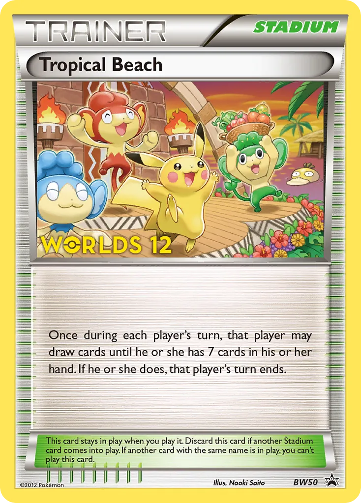2011 BW Black Star Promos Tropical Beach #BW50 card image