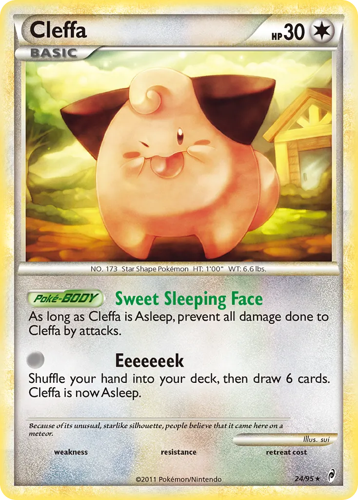2011 Call of Legends Cleffa Rare #24/95 Rare card image