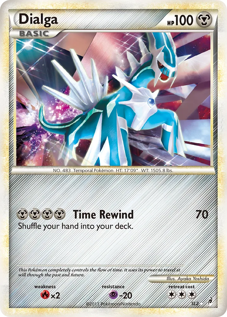 2011 Call of Legends Dialga Rare Holo #03/95 Rare Holo card image