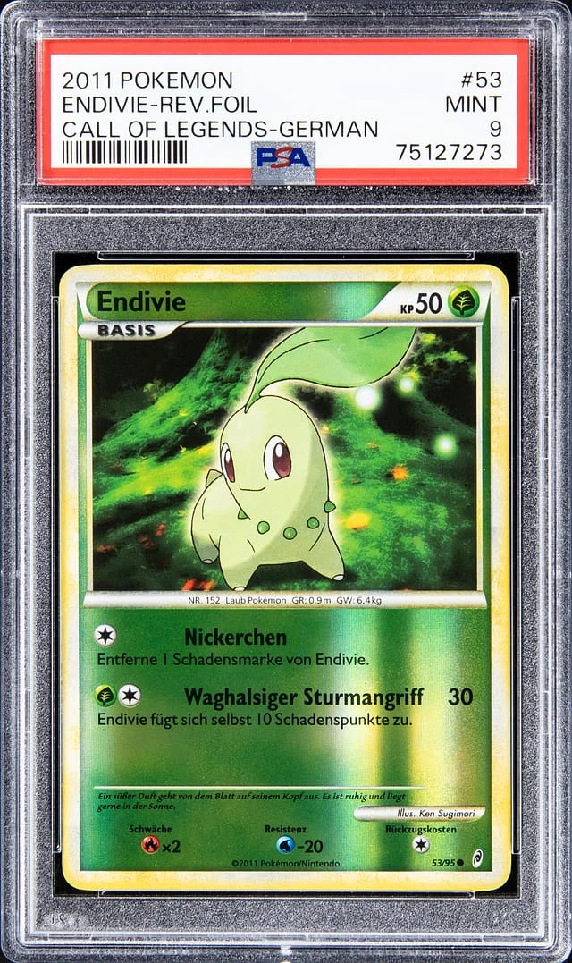 2011 Call of Legends Endivie German Reverse Foil #53 card image