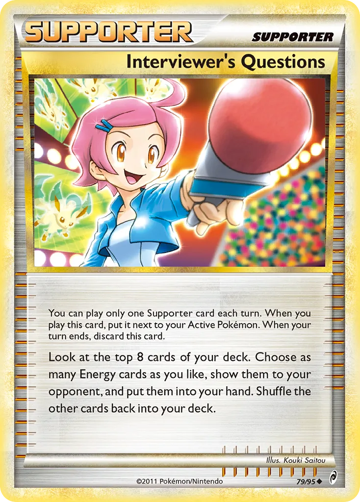 2011 Call of Legends Interviewer's Questions #79/95 Uncommon card image