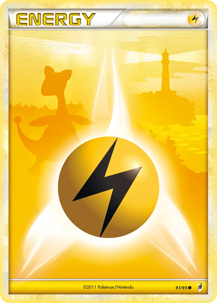 2011 Call of Legends Lightning Energy Common #91/95 Common card image