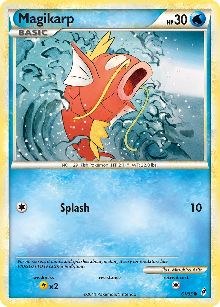 2011 Call of Legends Magikarp Common #61/95 Common card image