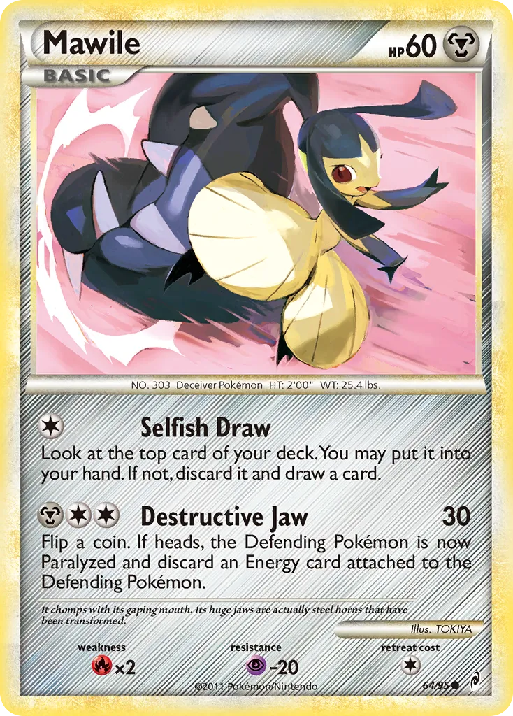 2011 Call of Legends Mawile Common #64/95 Common card image