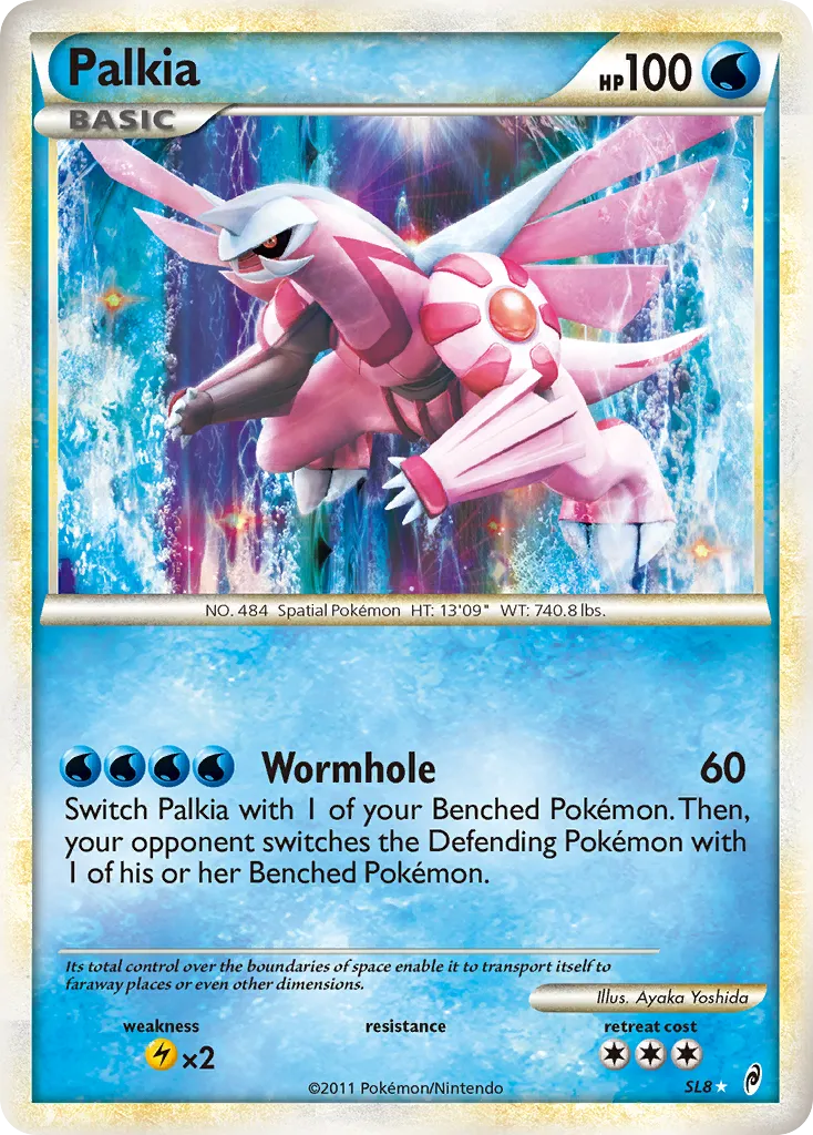 2011 Call of Legends Palkia #SL8 Rare Holo card image