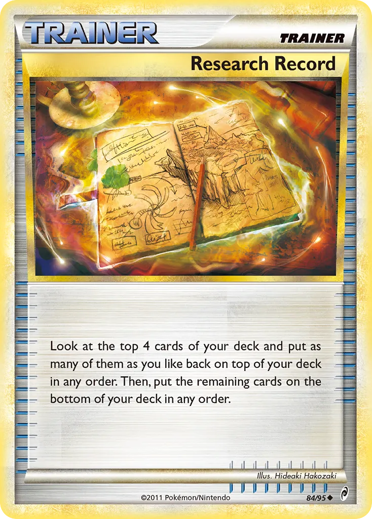 2011 Call of Legends Research Record #84/95 Uncommon card image