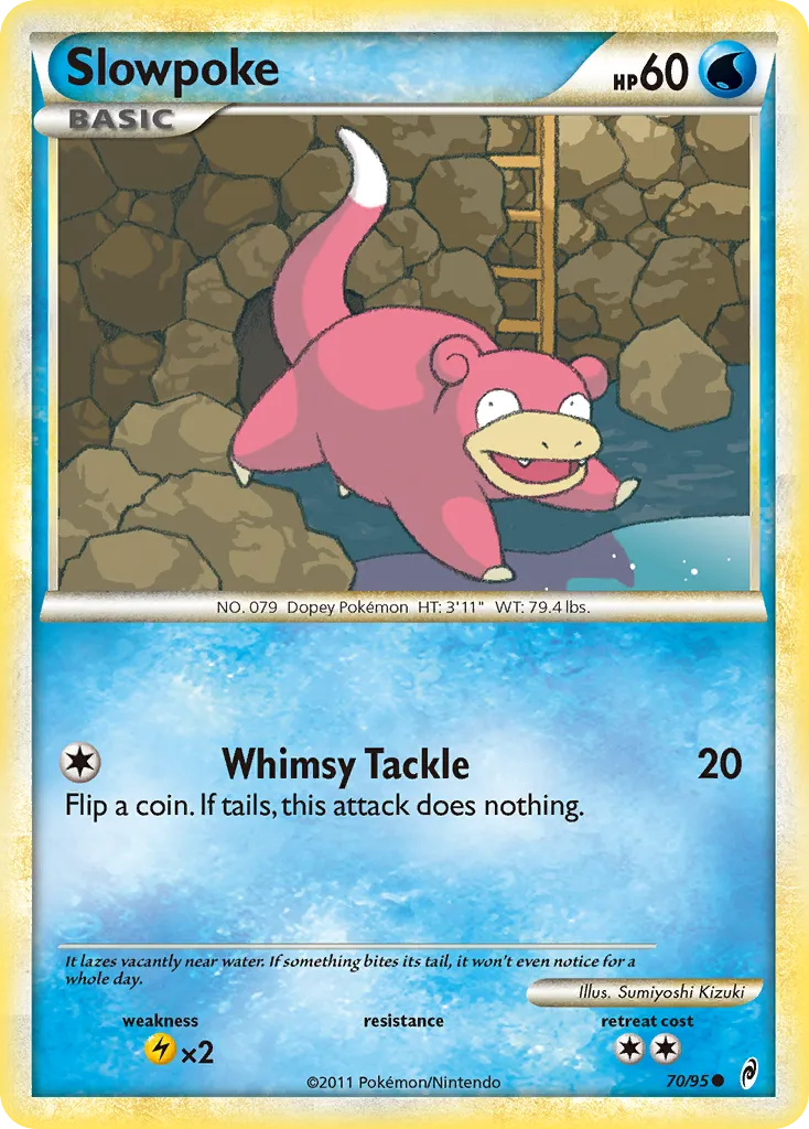 2011 Call of Legends Slowpoke Common #70/95 Common card image