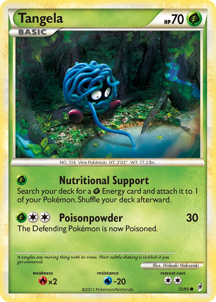 2011 Call of Legends Tangela Common #72/95 Common card image