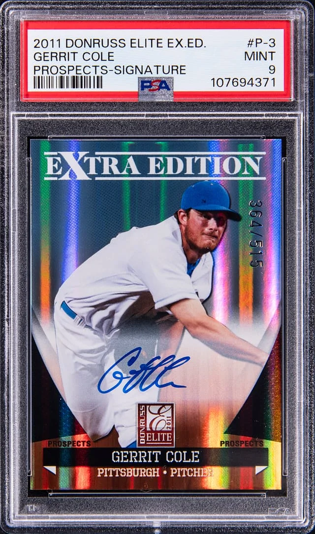 2011 Donruss Elite Extra Edition Gerrit Cole #P-3 card image