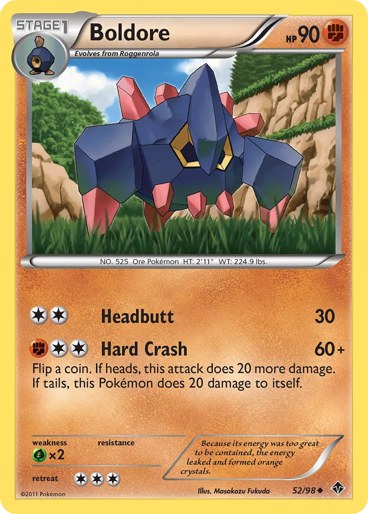 2011 Emerging Powers Boldore Uncommon #51/98 Uncommon card image