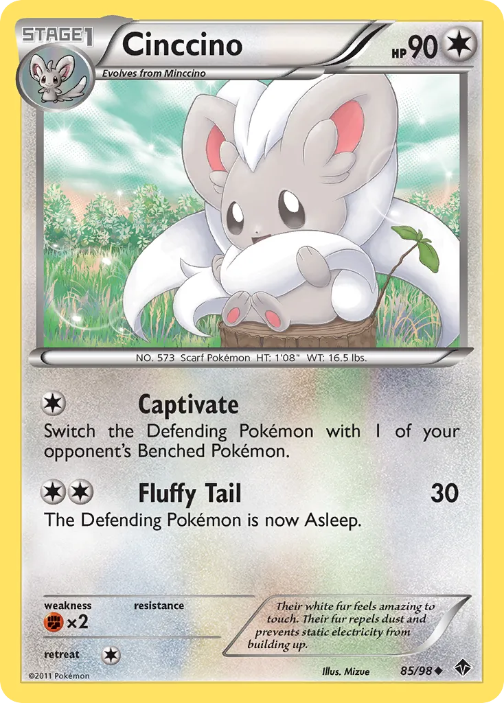 2011 Emerging Powers Cinccino Uncommon #85/98 Uncommon card image