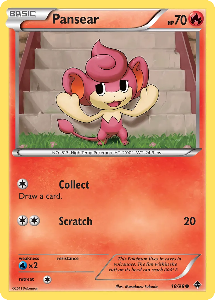 2011 Emerging Powers Pansear Common #18/98 Common card image