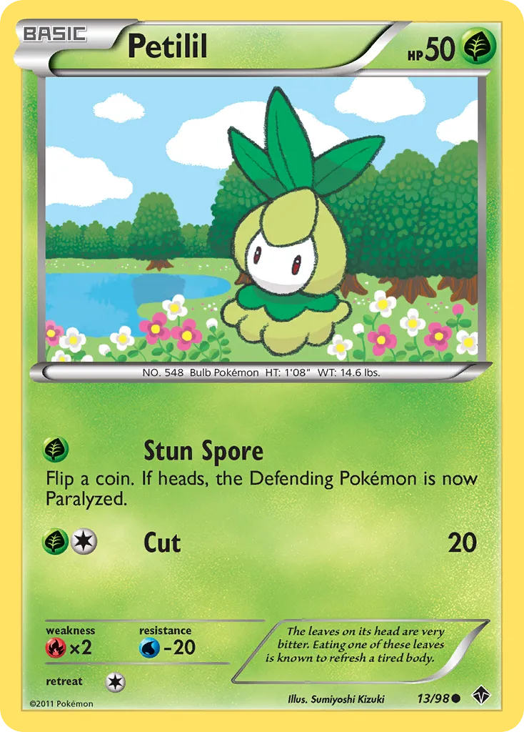 2011 Emerging Powers Petilil Common #13/98 Common card image