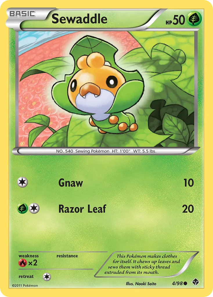 2011 Emerging Powers Sewaddle Common #03/98 Common card image