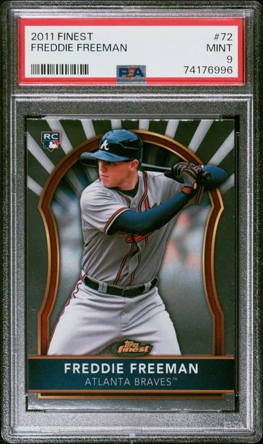 2011 Finest Freddie Freeman #72 card image