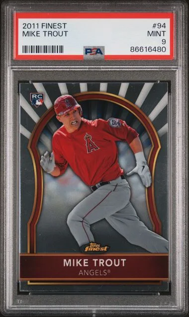 2011 Finest Mike Trout #94 card image