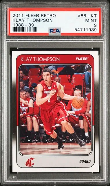 2011 Fleer Retro Klay Thompson 1988-89 #88-KT card image