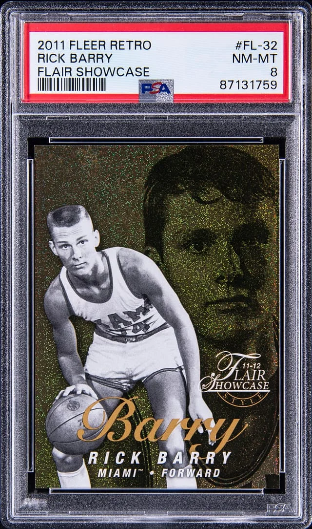 2011 Fleer Retro Rick Barry Flair Showcase #FL-32 card image