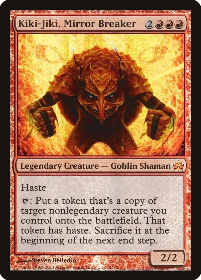 2011 From the Vault: Legends Kiki-Jiki, Mirror Breaker mythic #4 unlisted card image