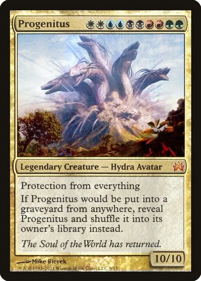 2011 From the Vault: Legends Progenitus mythic #9 unlisted card image
