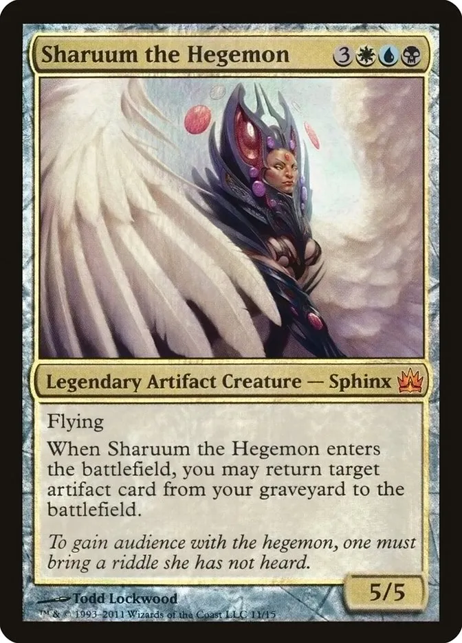 2011 From the Vault: Legends Sharuum the Hegemon mythic #11 unlisted card image