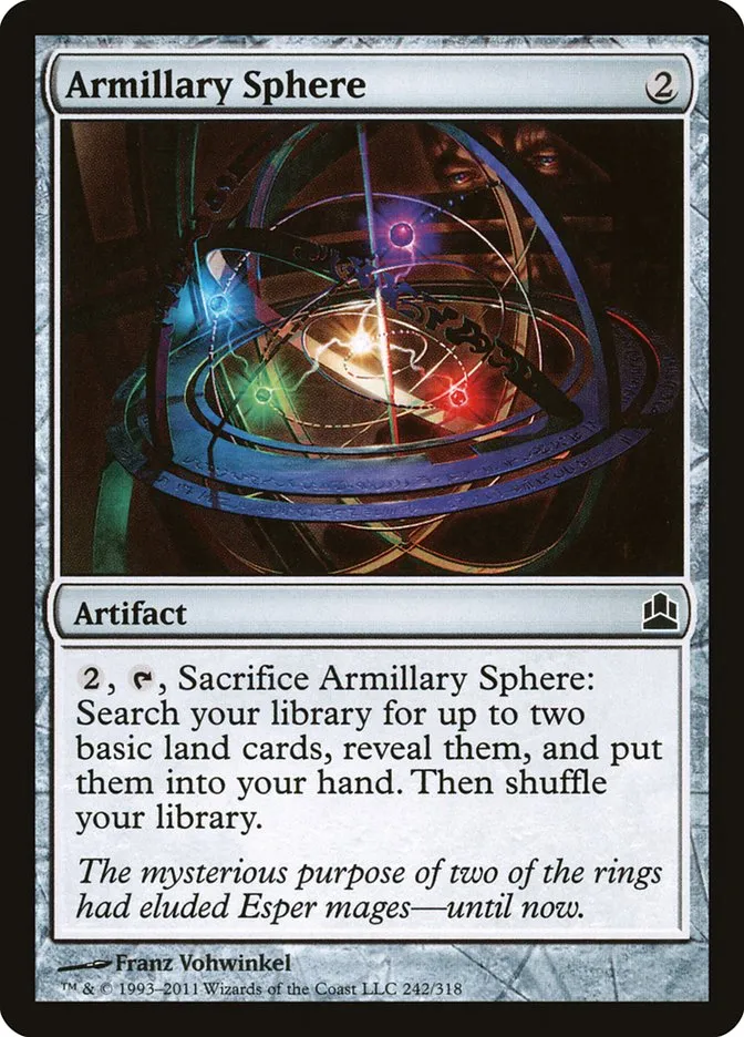 2011 Commander 2011 Armillary Sphere common #242 common card image