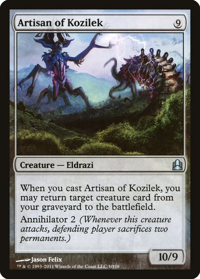 2011 Commander 2011 Artisan of Kozilek uncommon #1 uncommon card image