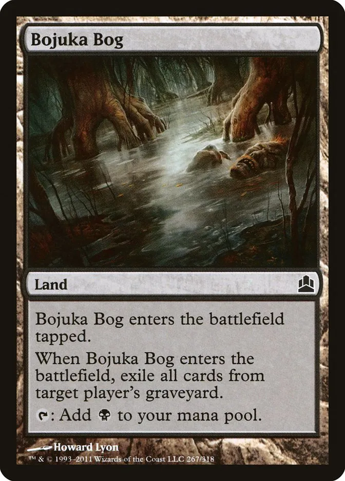 2011 Commander 2011 Bojuka Bog common #267 common card image