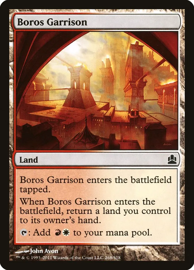 2011 Commander 2011 Boros Garrison common #268 common card image