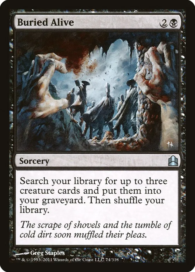 2011 Commander 2011 Buried Alive uncommon #74 uncommon card image