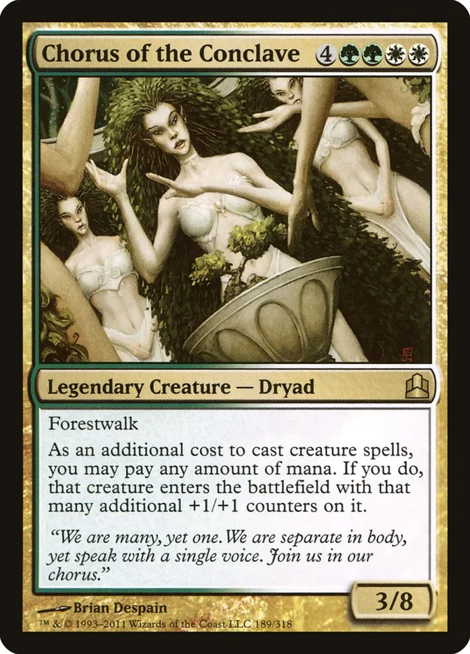 2011 Commander 2011 Chorus of the Conclave #189 rare card image