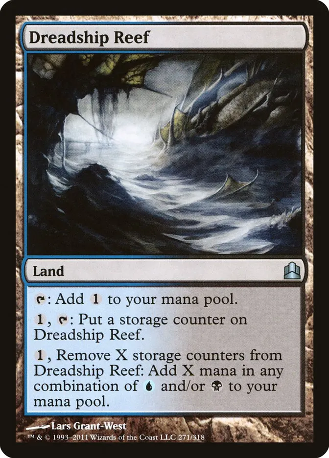 2011 Commander 2011 Dreadship Reef uncommon #271 uncommon card image