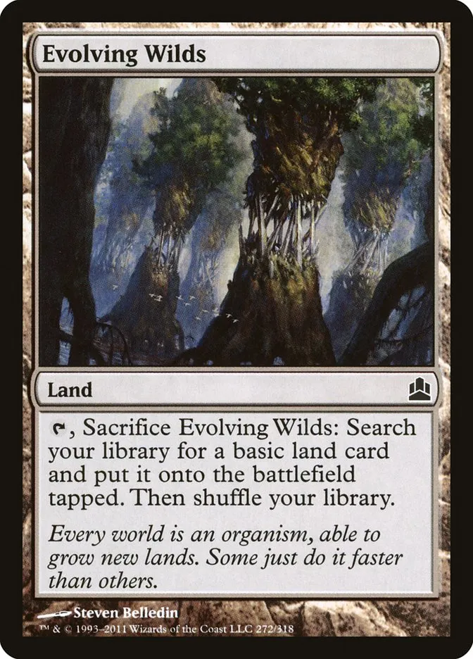 2011 Commander 2011 Evolving Wilds common #272 common card image