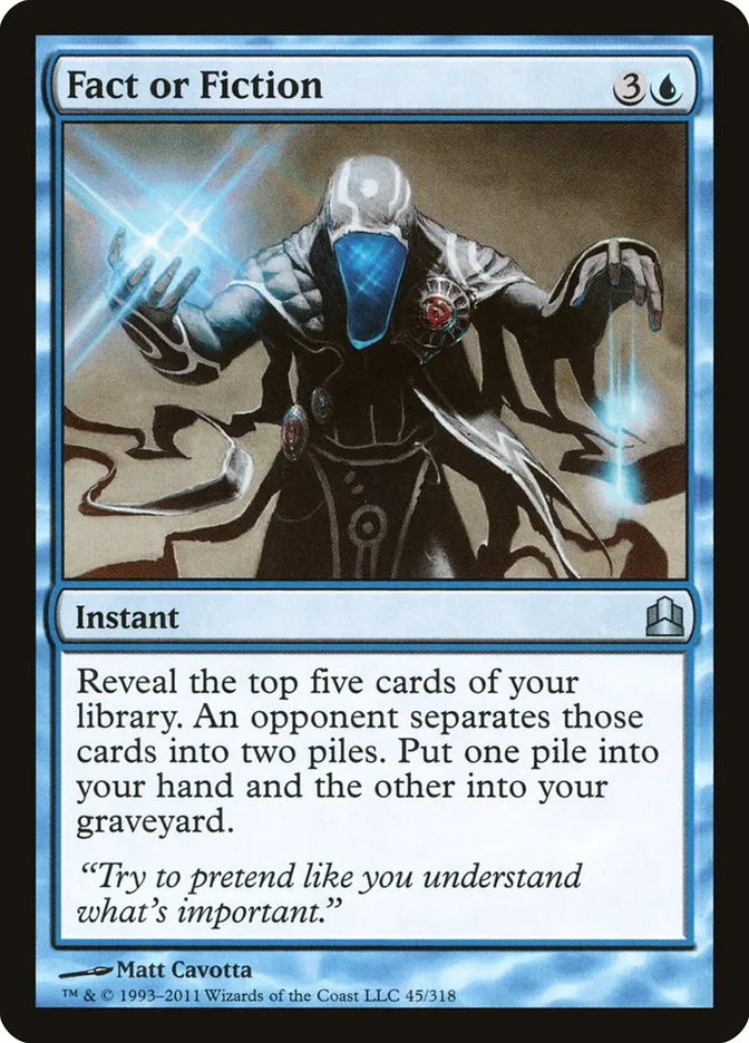 2011 Commander 2011 Fact or Fiction uncommon #45 uncommon card image