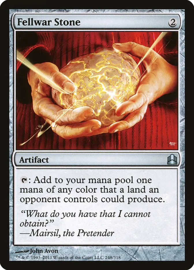 2011 Commander 2011 Fellwar Stone uncommon #248 uncommon card image