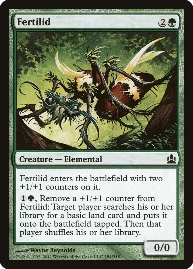 2011 Commander 2011 Fertilid common #154 common card image