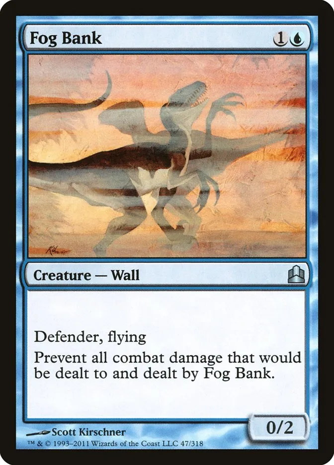 2011 Commander 2011 Fog Bank uncommon #47 uncommon card image