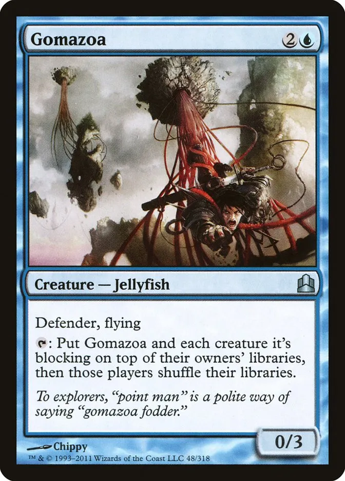 2011 Commander 2011 Gomazoa uncommon #48 uncommon card image