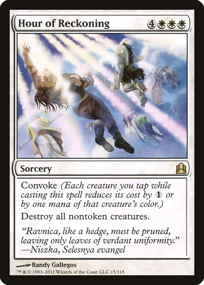 2011 Commander 2011 Hour of Reckoning #15 rare card image