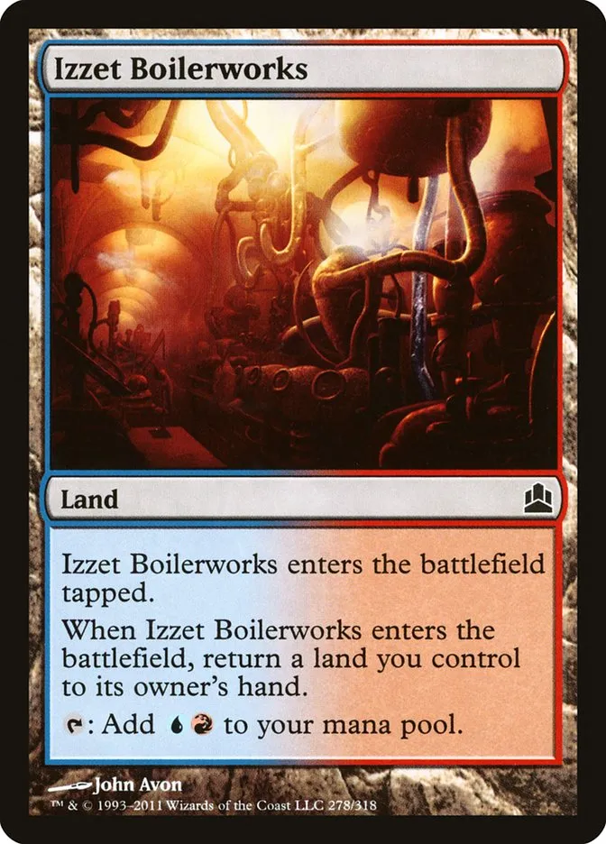 2011 Commander 2011 Izzet Boilerworks common #278 common card image
