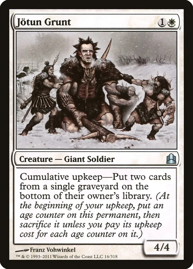 2011 Commander 2011 Jötun Grunt uncommon #16 uncommon card image