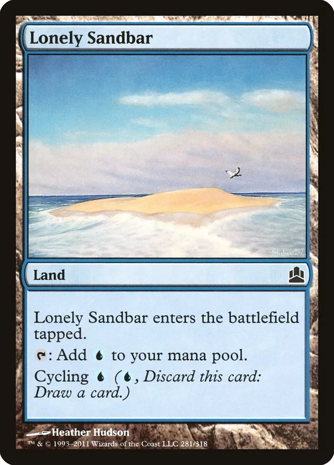 2011 Commander 2011 Lonely Sandbar common #281 common card image