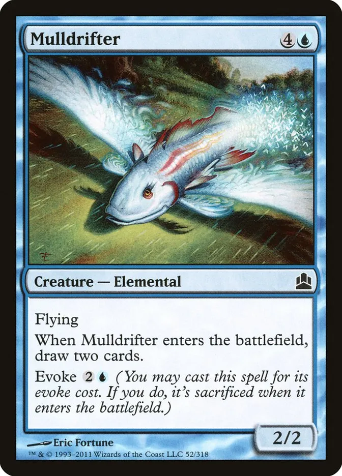 2011 Commander 2011 Mulldrifter common #52 common card image