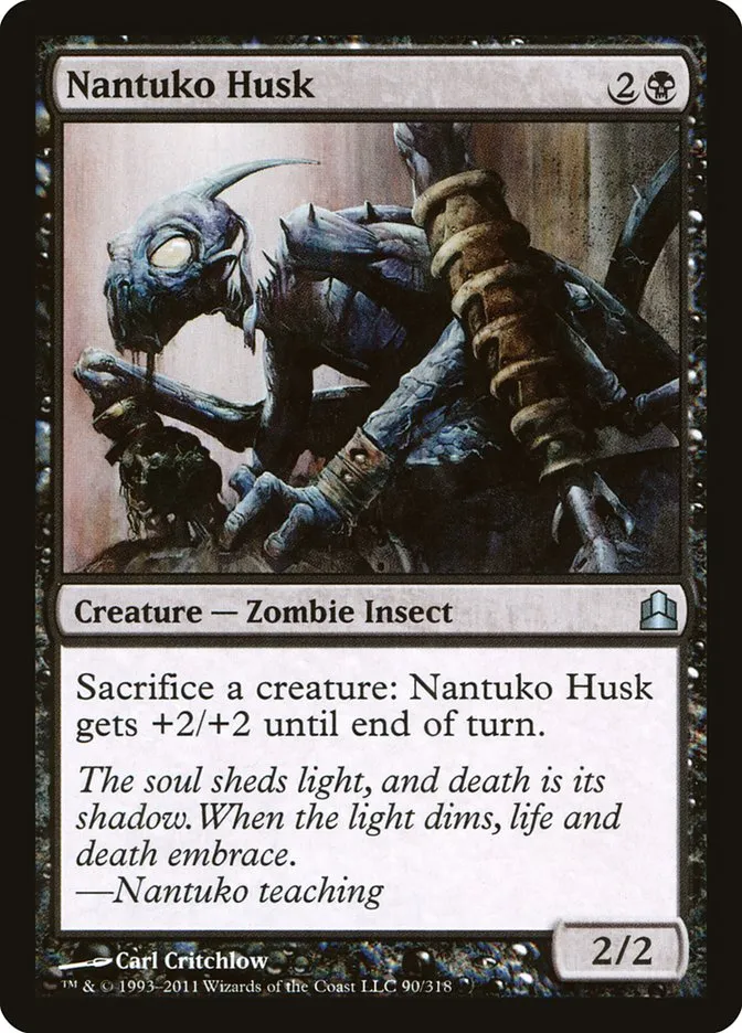 2011 Commander 2011 Nantuko Husk uncommon #90 uncommon card image