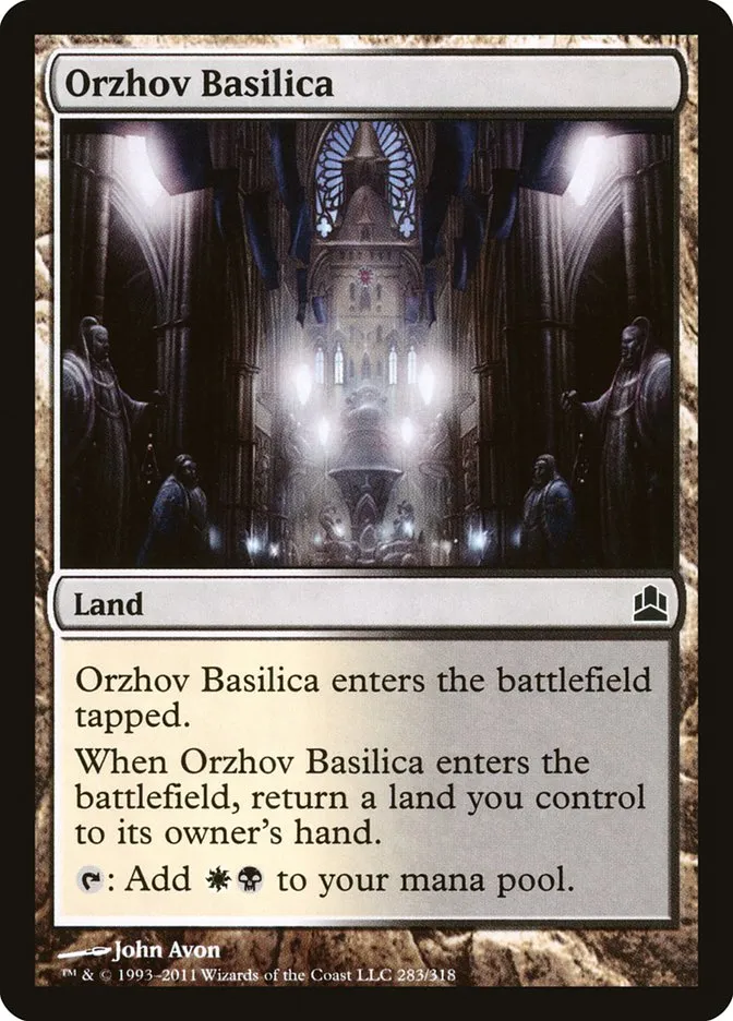 2011 Commander 2011 Orzhov Basilica common #283 common card image