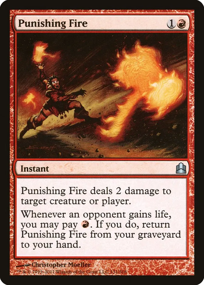2011 Commander 2011 Punishing Fire uncommon #131 uncommon card image