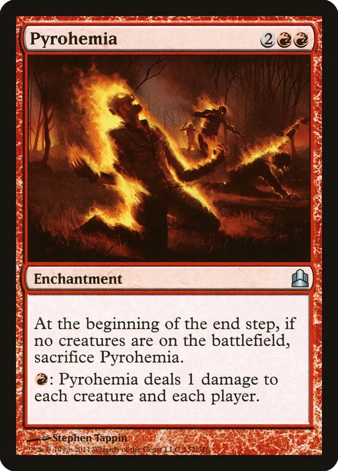 2011 Commander 2011 Pyrohemia uncommon #132 uncommon card image