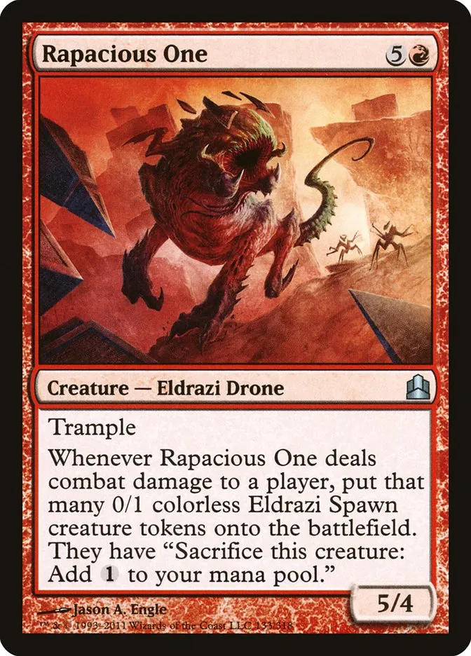 2011 Commander 2011 Rapacious One uncommon #133 uncommon card image